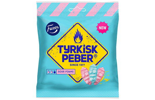 Fazer Tyrkisk Peber Hot & Sour Vaahto (Sour Foam) 150 g