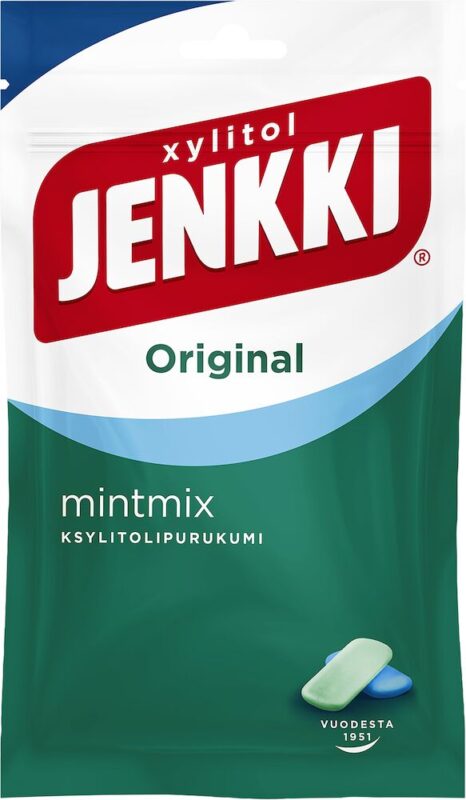 Cloetta Jenkki Mint Mix Chewing Gum 100g - 3 Flavors - Soposopo