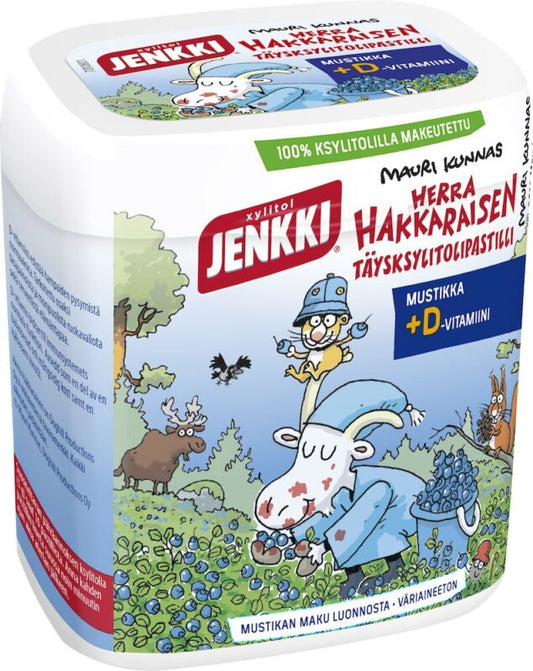 Jenkki Mr Hakkarainen Blueberry Whole Milk Lozenges 45g - Soposopo