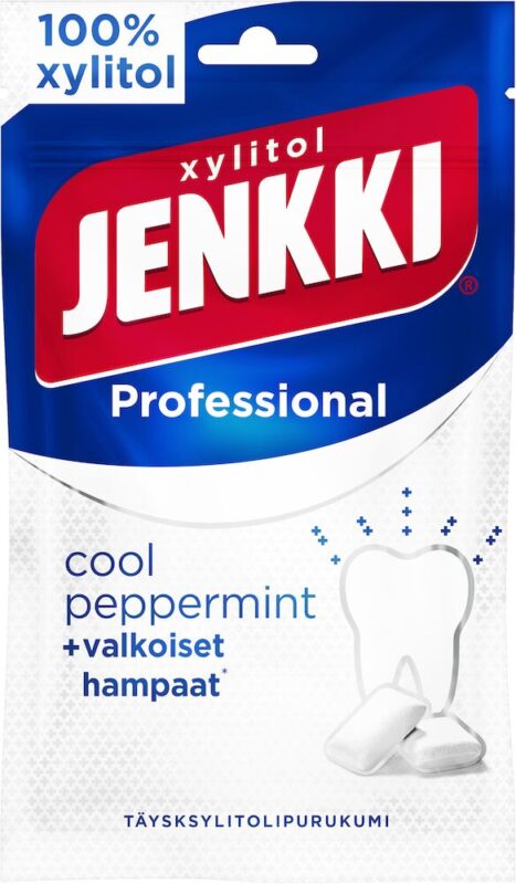 Cloetta Jenkki Cool Peppermint Chewing Gum 80g Pack - Soposopo