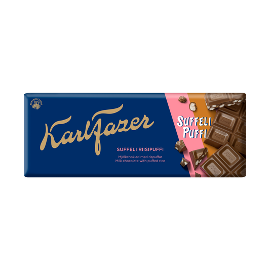 Fazer Karl Fazer Suffeli Milk Chocolate Bar 185g - Soposopo