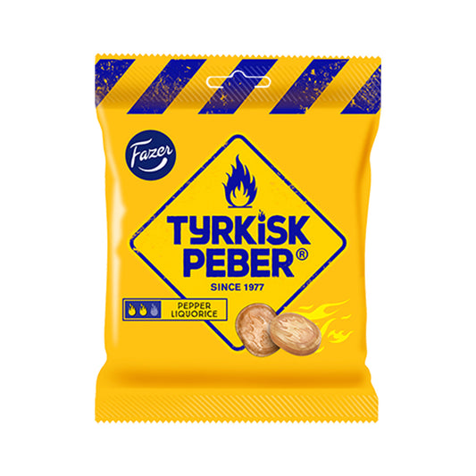 Fazer Tyrkisk Peber Salty Licorice Candy 120g - Soposopo