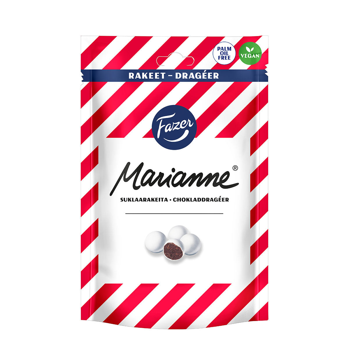 Fazer Marianne Dragee Chocolate 175g Pack - Mint & Toffee - Soposopo