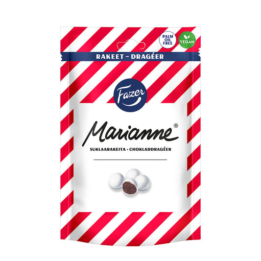 Fazer Marianne Dragee Chocolate 175g Pack - Mint & Toffee - Soposopo