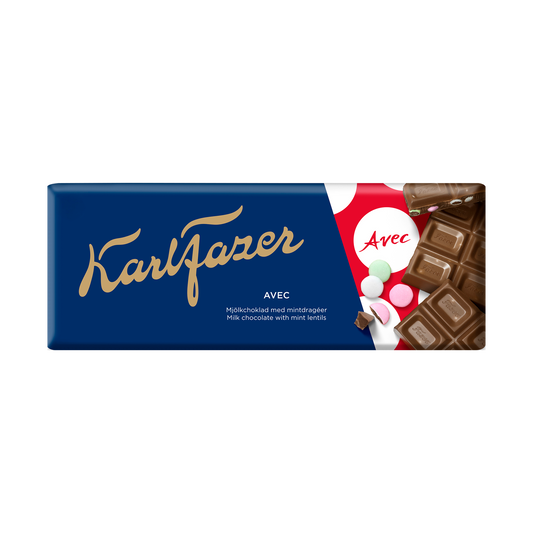 Fazer Karl Fazer Avec Chocolate Bar 180g - Finnish Treat - Soposopo