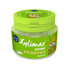 Fazer Xylimax Moomin Pear Pastilles 90g Jar - Soposopo