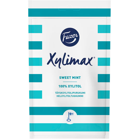 Fazer Xylimax Sweet Mint Xylitol Chewing Gum 80g Pack - Soposopo