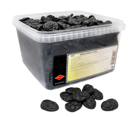 Halva King Kong Original Licorice Bulk Candy 2.2kg - Soposopo