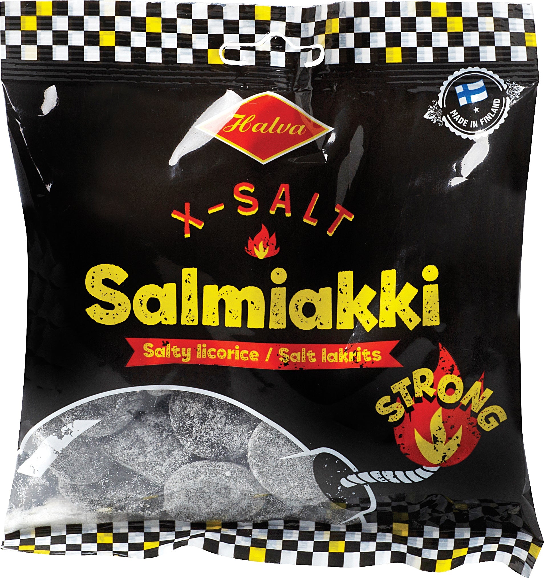 Halva X-Salt Salmiakki Licorice Assortment 120g - Soposopo