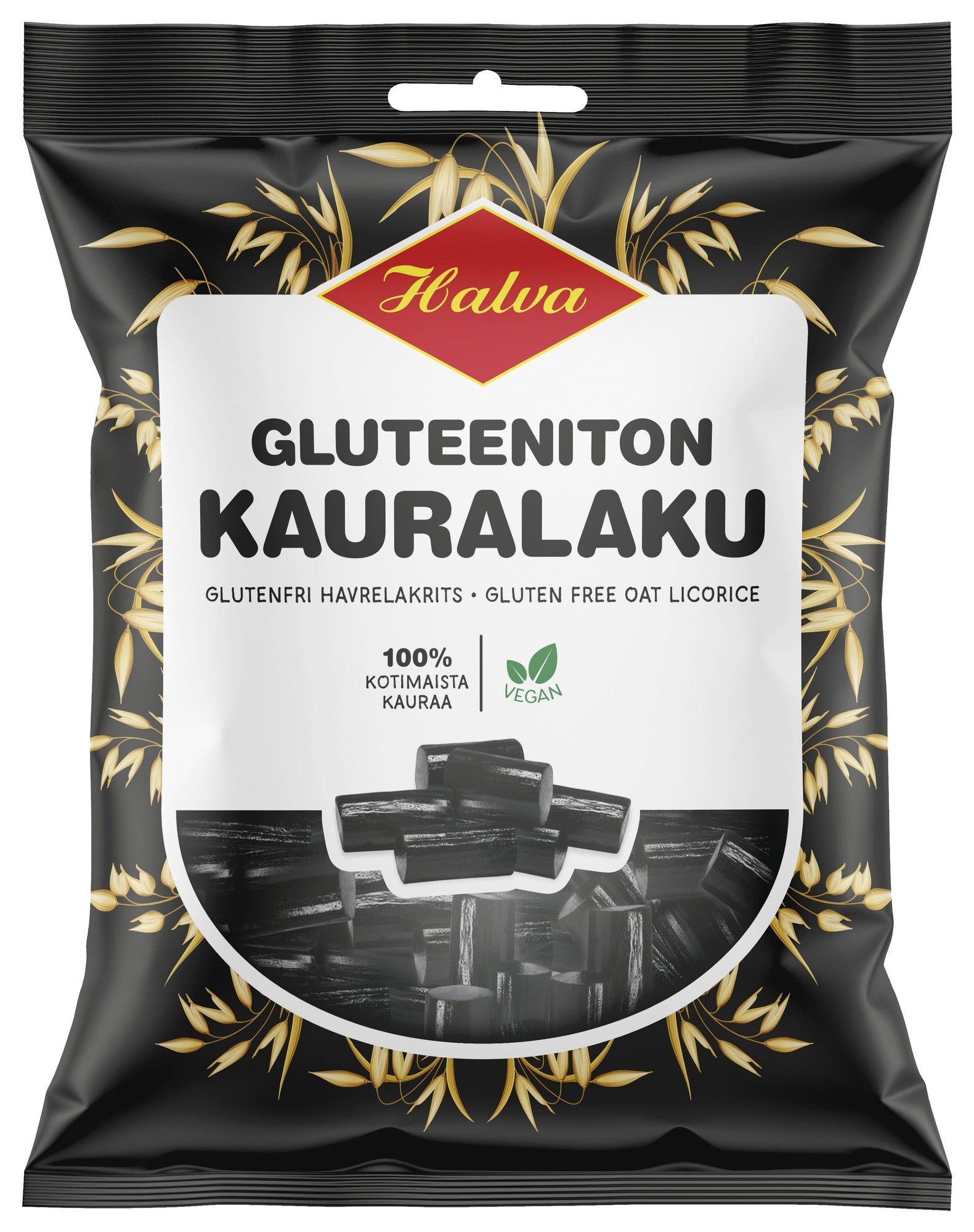 Halva Gluten-Free Oat Liquorice 200g | Finnish Sweets - Soposopo