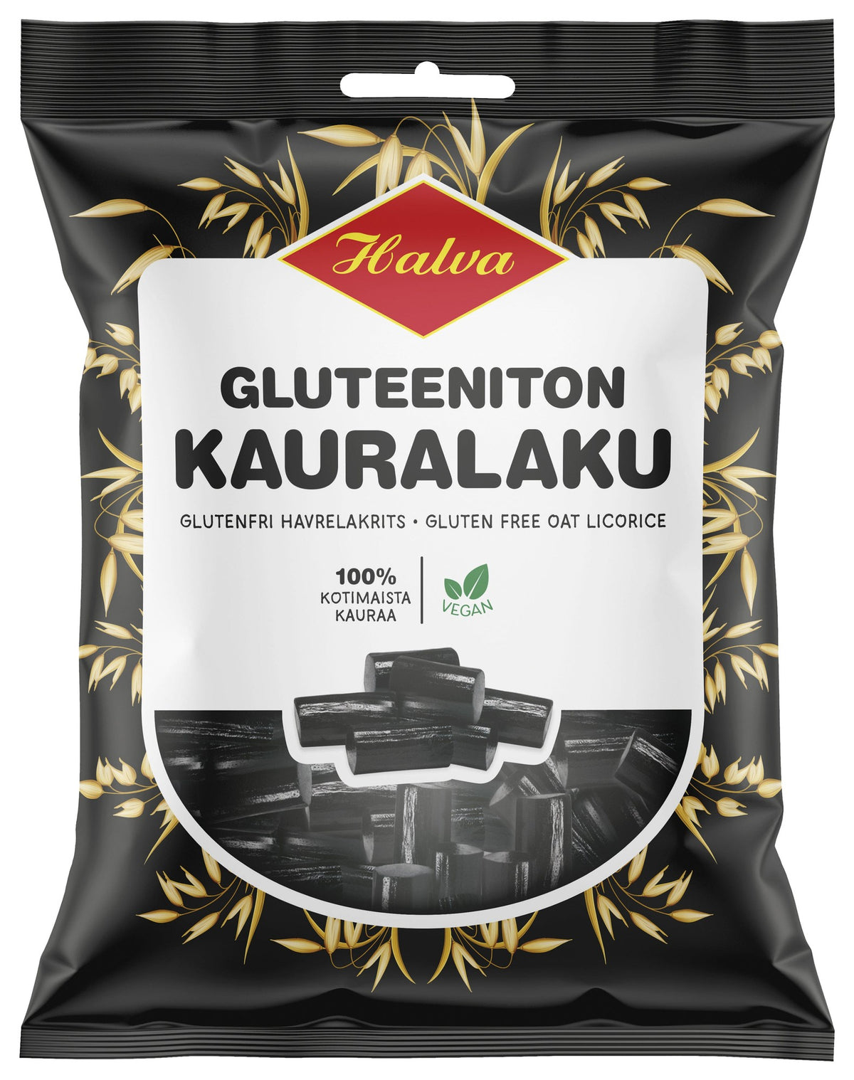 Halva Gluten-Free Oat Liquorice 200g | Finnish Sweets - Soposopo
