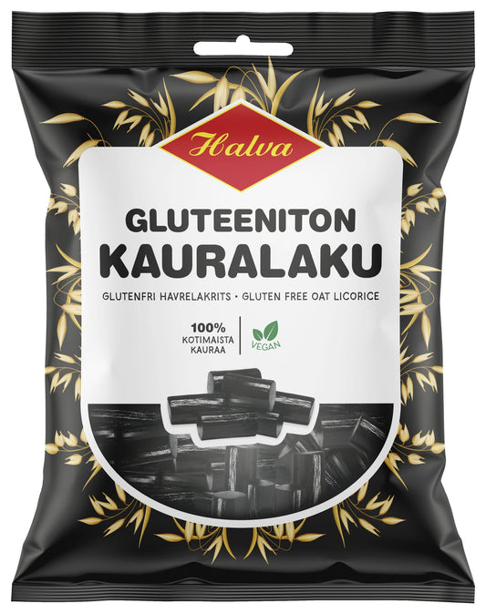 Halva Gluten-Free Oat Liquorice 200g | Finnish Sweets - Soposopo