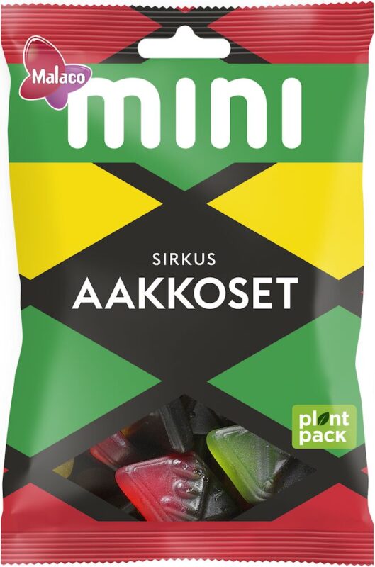 Malaco Aakkoset Sirkus Mini Gummy Candy 2 Pack 120g - Soposopo