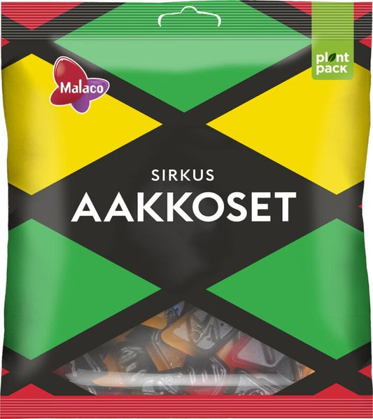 Malaco Alphabets Circus Candy Mix 340g - Fruit & Sarmaki - Soposopo