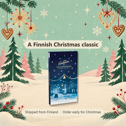 Fazer Karl Fazer Chocolate Advent Calendar 200 g - Finnish Christmas gift, shipped from Finland
