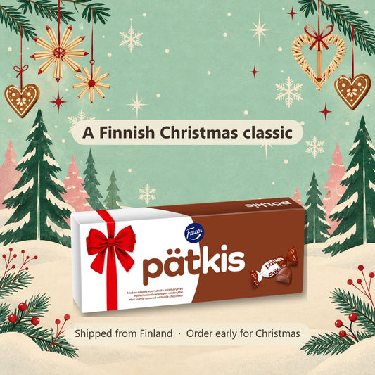 Fazer Pätkis Mint Truffle Chocolates 295g - Finnish Christmas gift, shipped from Finland