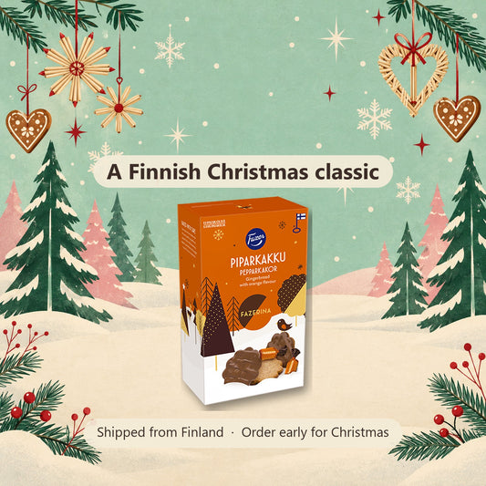 Fazer Piparkakku Fazerina 175 g - Finnish Christmas gift, shipped from Finland
