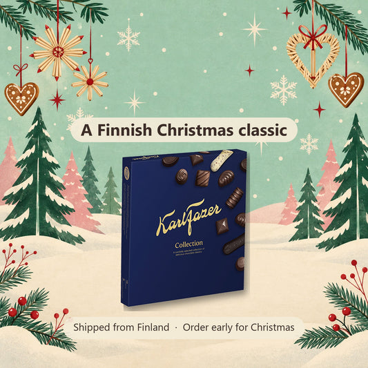 Karl Fazer Collection Chocolate Pralines Box 160 g - Finnish Christmas gift, shipped from Finland
