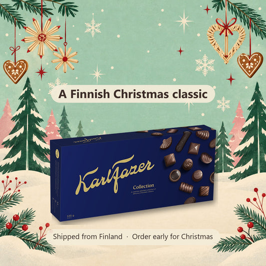 Karl Fazer Collection Chocolate Pralines Box 535 g - Finnish Christmas gift, shipped from Finland