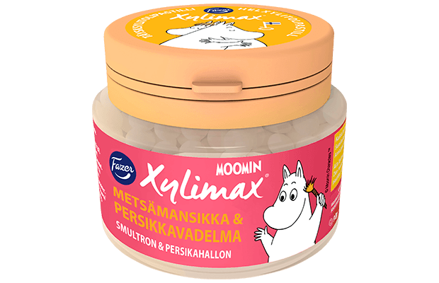 Fazer Moomin Xylimax full xylitolpastil 90 g jar | Soposopo