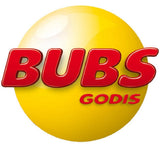 Bubs Godis Raspberry/Liquorice Skull Foam candy, fruit/liquorice 90g Gelatine Free Vegan