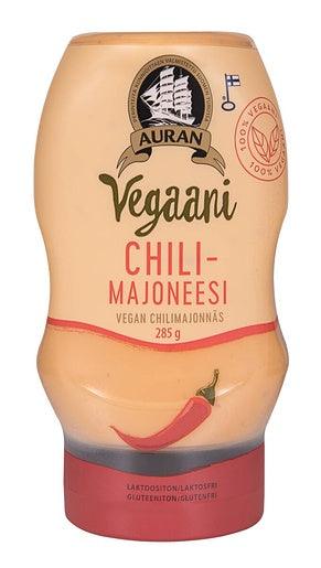 Auran Vegan Chili mayonnaise sauce 1 Jar of 285g 10.1oz | Soposopo