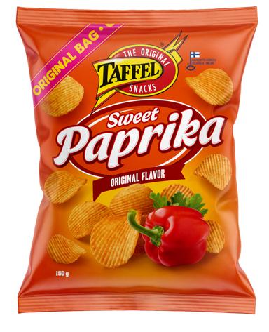 Taffel Sweet paprika spiced potato chips 150g