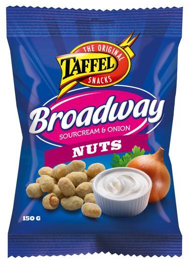 Taffel Broadway Nuts French cream onion glazed peanut 150g | Soposopo