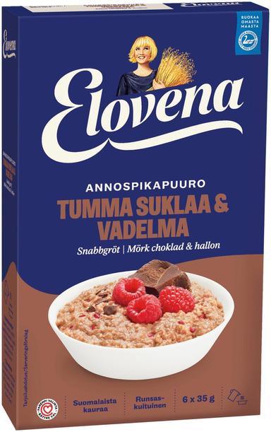 Elovena 210g dark chocolate and raspberry puff pastry | Soposopo