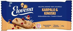 Elovena 30g cranberry-quinuski wholegrain snack 100% oats | Soposopo