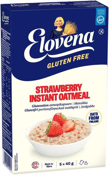 Elovena 200g gluten free strawberry porridge | Soposopo