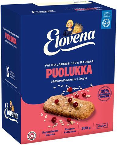 Elovena 10X30g oat and arrowroot wholegrain snack 100% oats | Soposopo