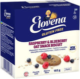 Elovena 9x18g gluten-free raspberry-blackberry snack biscuit