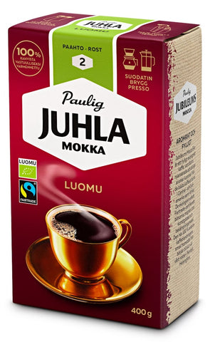Paulig Juhla Mocha Organic coffee filter coffee 400g