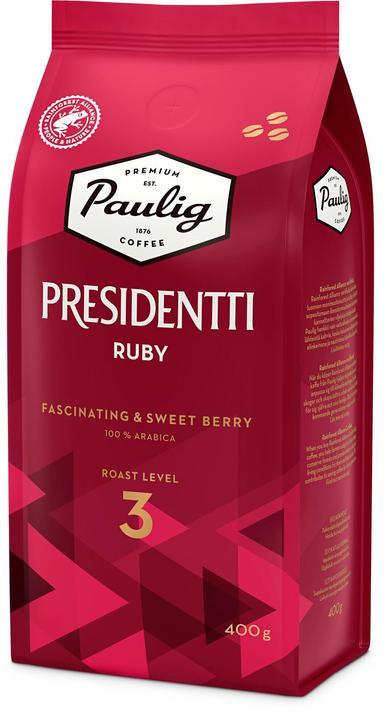 Paulig President Ruby coffee coffee bean 400g | Soposopo