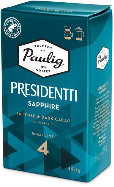 Paulig President Sapphire coffee filter coffee 450g | Soposopo