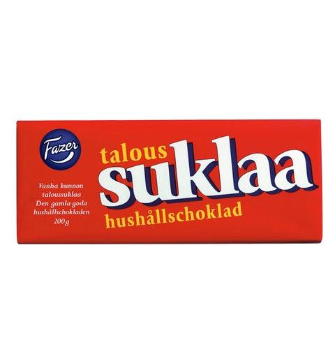 Fazer TALOUSSUKLAA Dark Chocolate 1 Pack of 200g 7.1oz | Soposopo