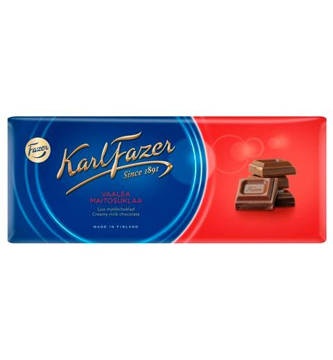 Fazer Karl Fazer Creamy milk Chocolate 1 bar of 200g 7.1oz