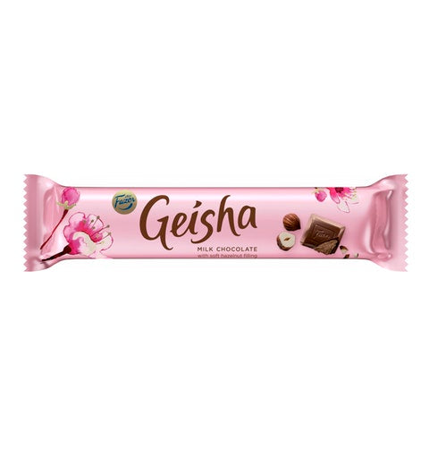 Fazer Geisha milk with soft hazelnut filling Chocolate 1 bar of 37g 1.3oz