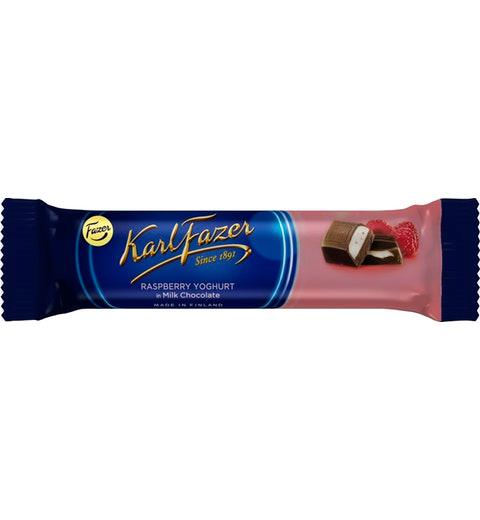 Fazer Karl Fazer Rasberry yoghurt in milk Chocolate 1 bar of 37g 1.3oz | Soposopo