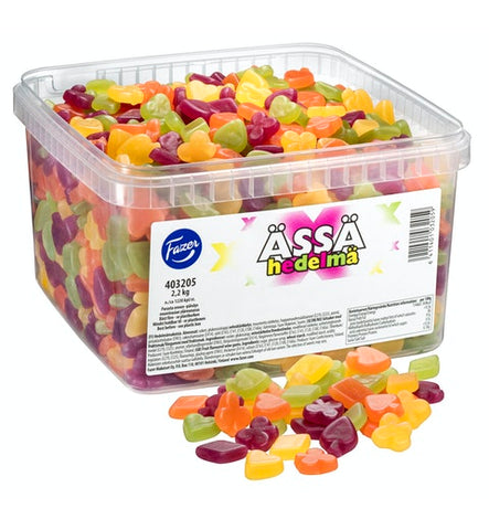 Fazer Assa Fruit Gummy 1 Box of 2.2kg 77.6oz