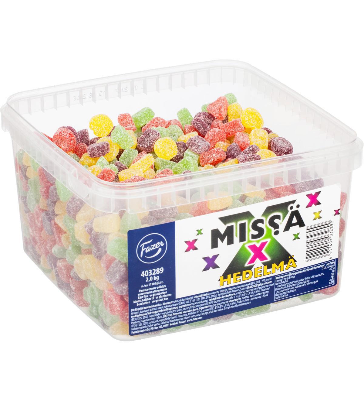 Fazer Assa X fruit Gummy 1 Box of 2kg 70.5oz