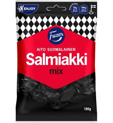 Fazer SalmiakkiMix wine g with liq Candy 1 Pack of 180g 6.3oz