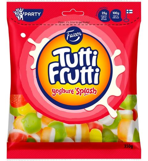 Fazer Tutti Frutti Yoghurt Splash Gummy 1 Pack of 170g 6oz