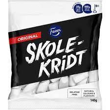 Fazer Skolekridt Original Licorice 1 Pack of 140g 4.9oz | Soposopo