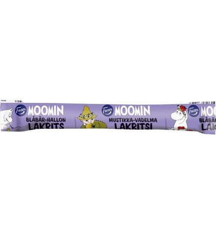 Fazer Moomin Blueberry-raspberry Licorice 1 bar of 20g 0.7oz