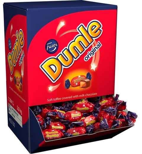 Fazer Dumle Original Bulk Caramel 1 Box of 3kg 105.8oz