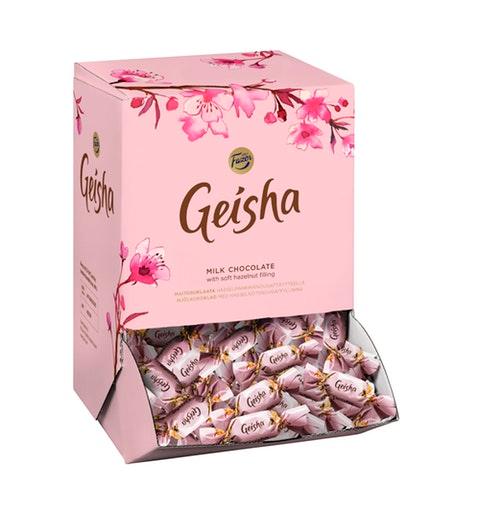 Fazer Geisha Milk with hazelnut filling Chocolate 1 Box of 3kg 105.8oz