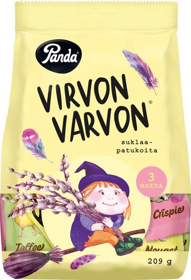 Panda Virvon Varvon milk chocolate frosted maple nougat bar 209g