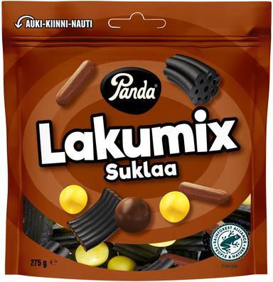 Panda LakuMix chocolate liquorice mix 275g | Soposopo